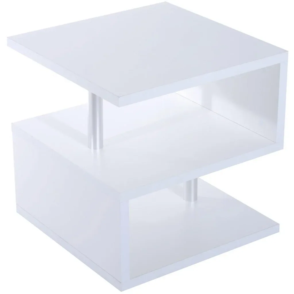 Side table coffee table white