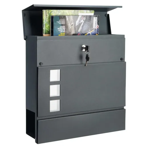 Designer mailbox with window in ant