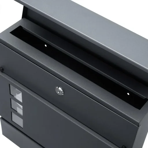 Designer mailbox with window in ant