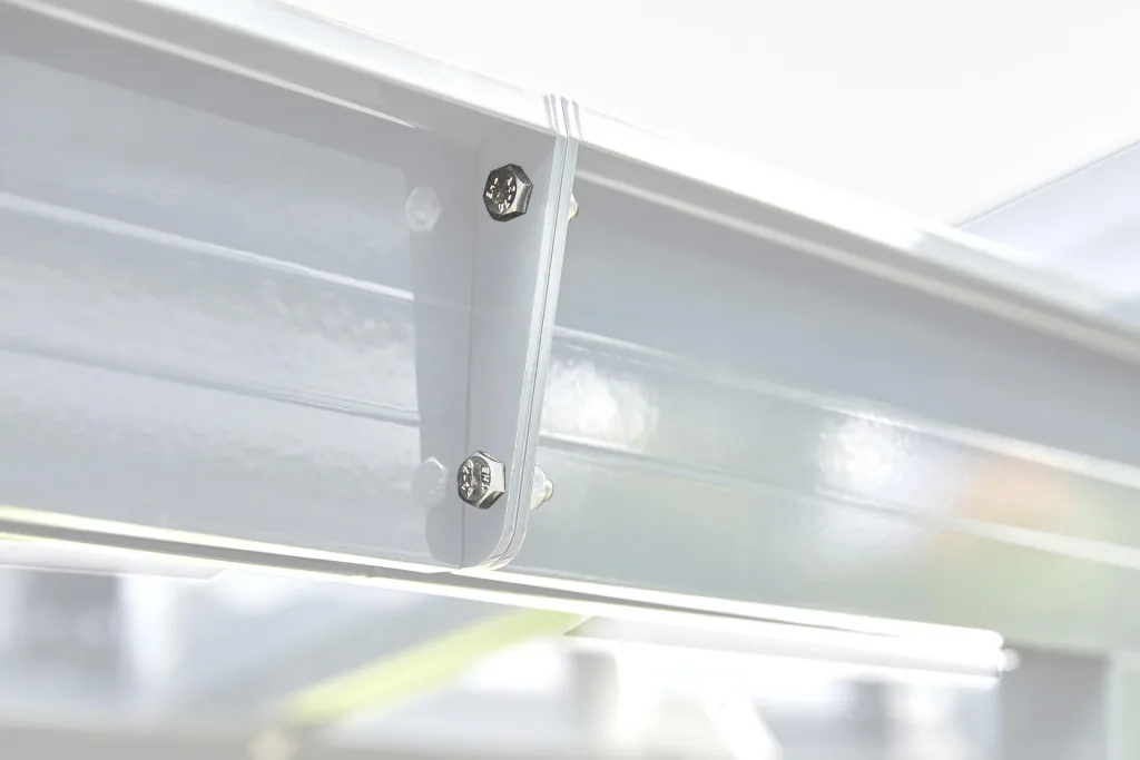 Patio roof kit, color white, 3060 x 4060 mm