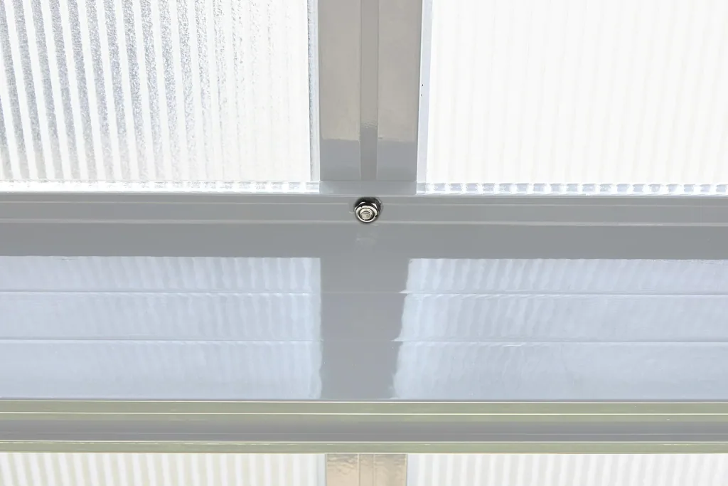Patio roof kit, color white, 3060 x 4060 mm