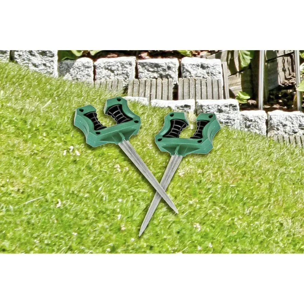 Garden hose holder/garden hose guide