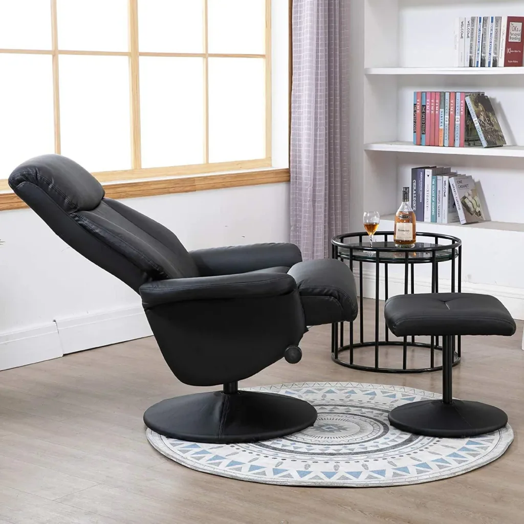 TV chair with leg rest