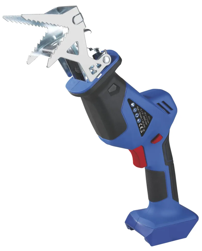 Cordless reciprocating saw 18 V ASS18E -without battery and charger- including FREE 2 reciprocating saw blades