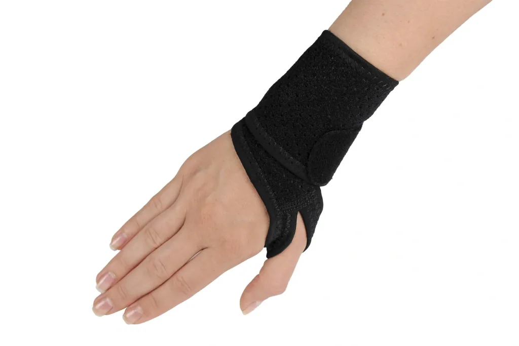Active wrist support with Velcro fastener “Flexitek”, one size, black