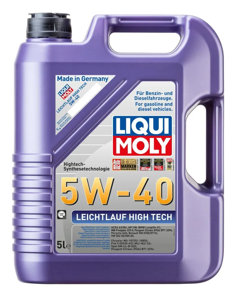Low-friction engine oil High Tech 5W-40, 5 liters