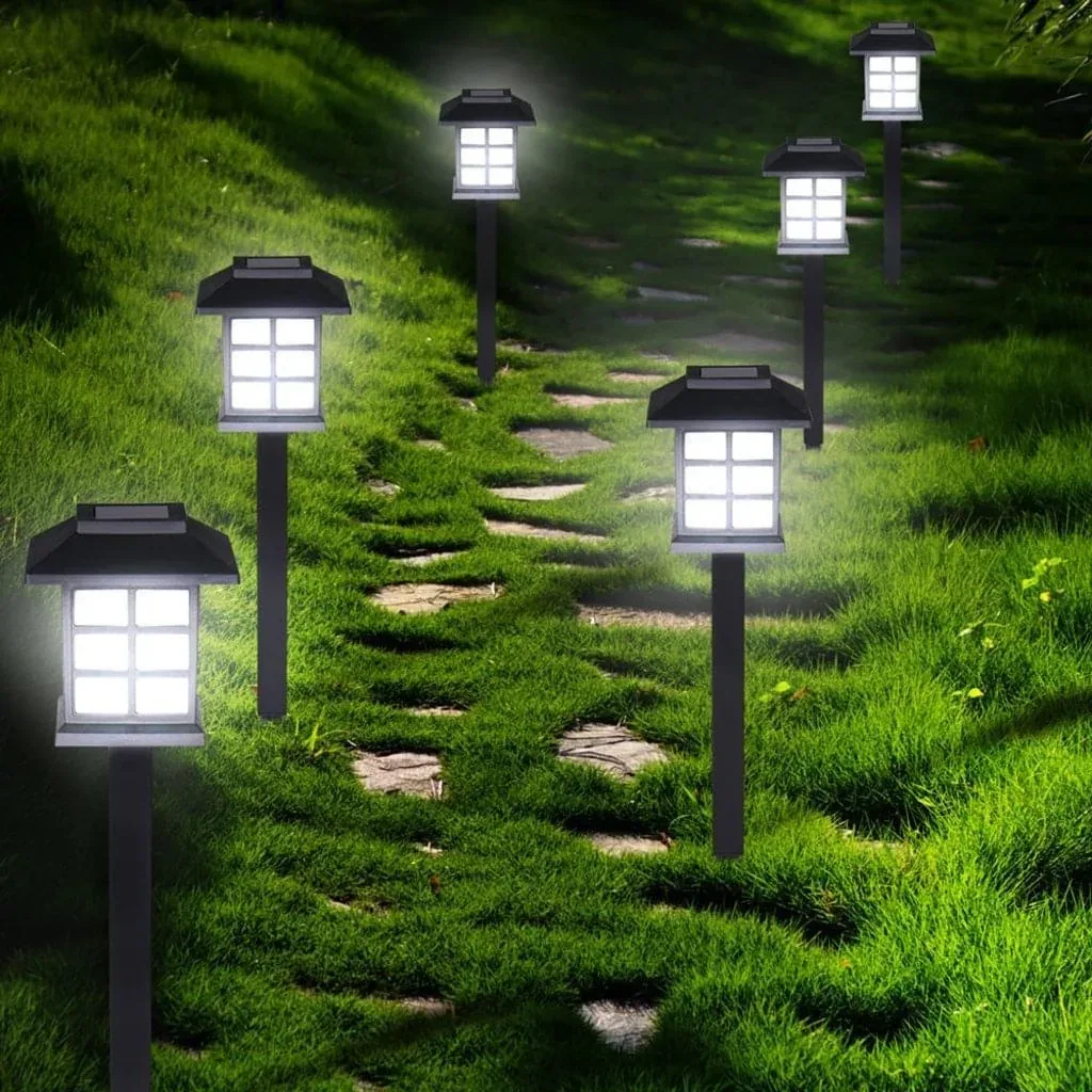 6 x LED outdoor solar lights