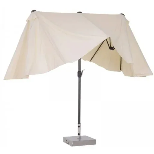 Parasol garden umbrella market umbrella double parasol patio umbrella with hand crank oval