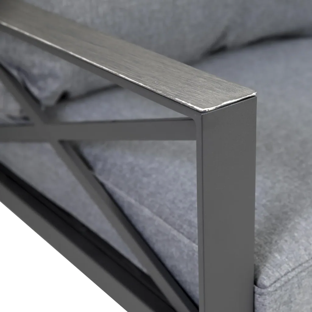 Garden furniture lounge set "Amsterdam" - anthracite