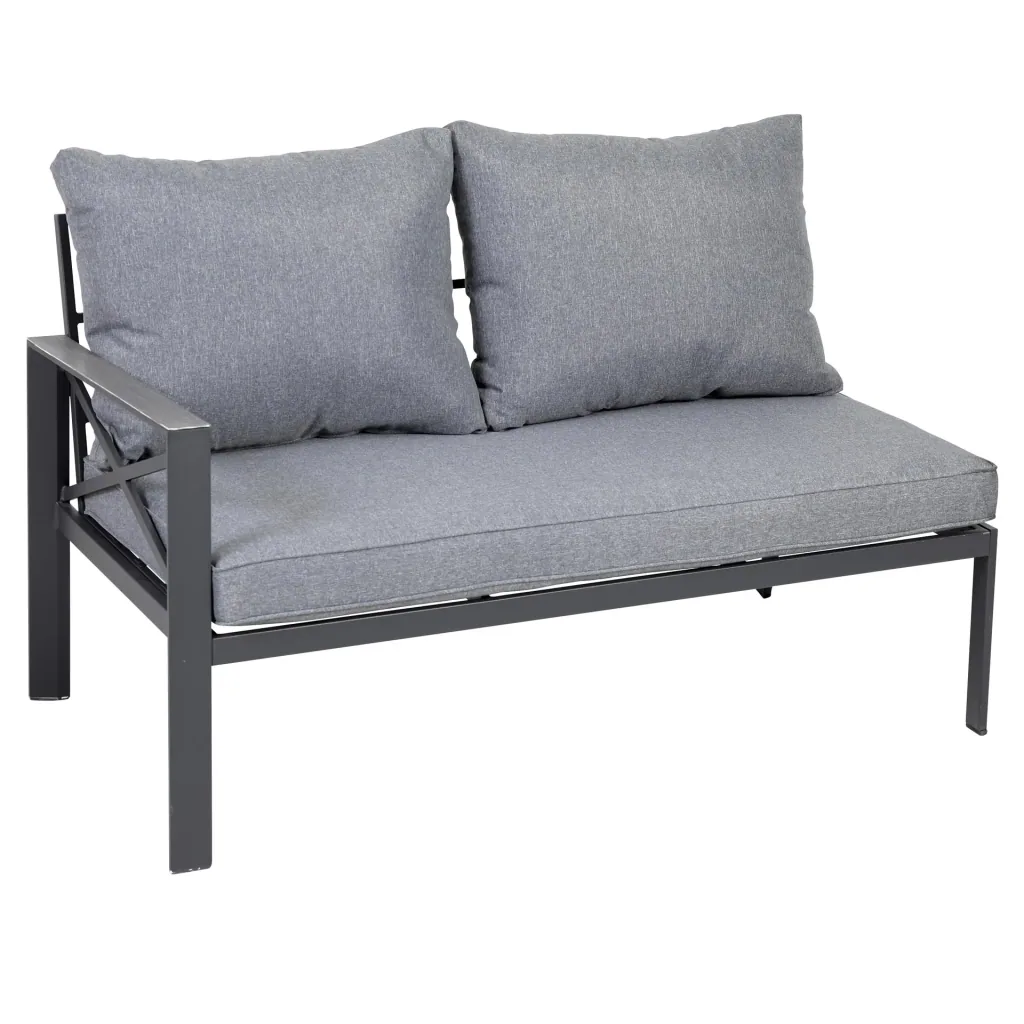 Garden furniture lounge set "Amsterdam" - anthracite