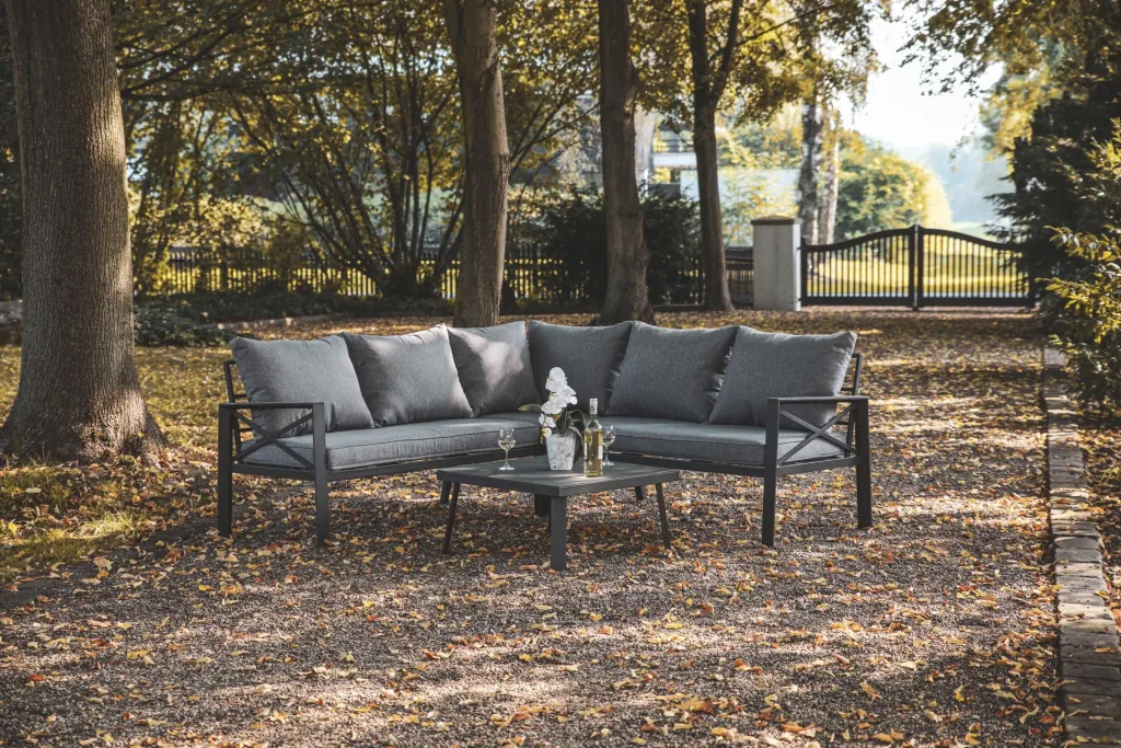 Garden furniture lounge set "Amsterdam" - anthracite