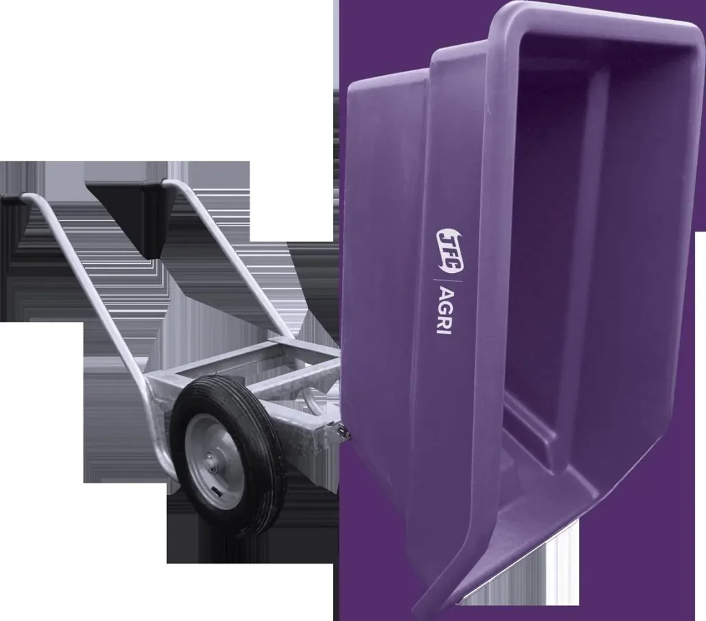 Tweewielige kruiwagen TWB 250 paars