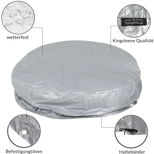 Overhang lounge bed sun island round 236cm