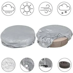 Overhang lounge bed sun island round 236cm