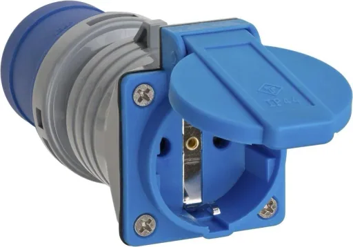 Adapter protective contact 230V/CEE 230V, IP44