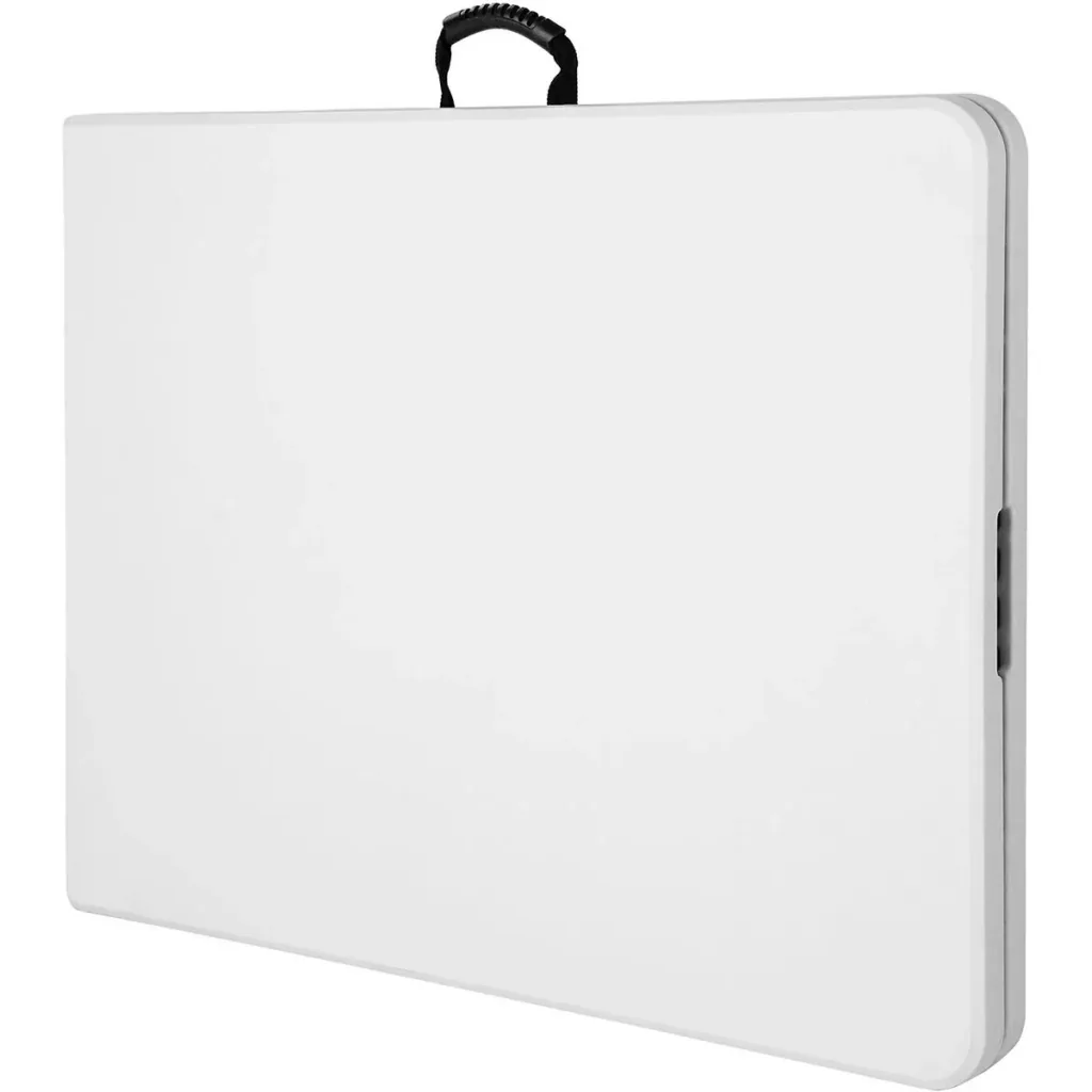 Folding table | Camping table | Garden table | Folding table | White - Plastic 183 x 76 x 74 cm
