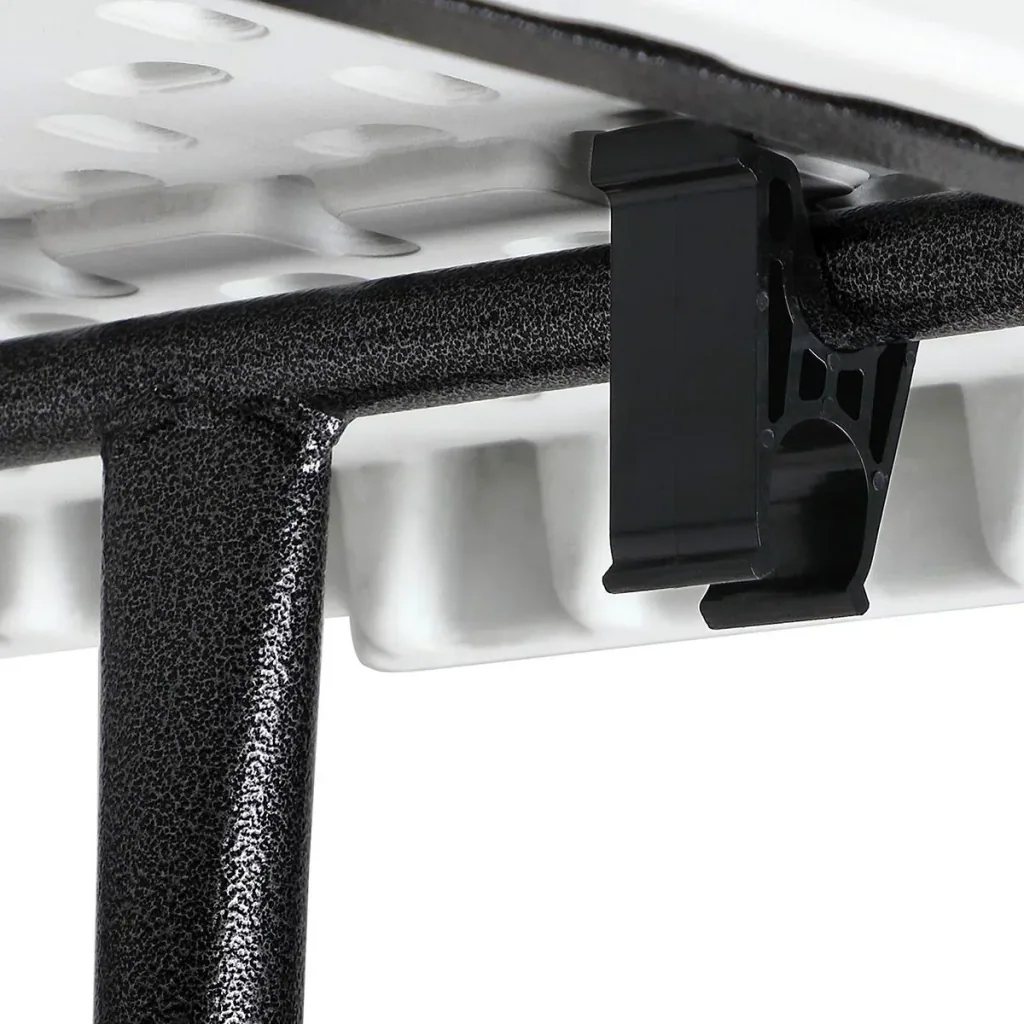 Folding table | Camping table | Garden table | Folding table | White - Plastic 183 x 76 x 74 cm
