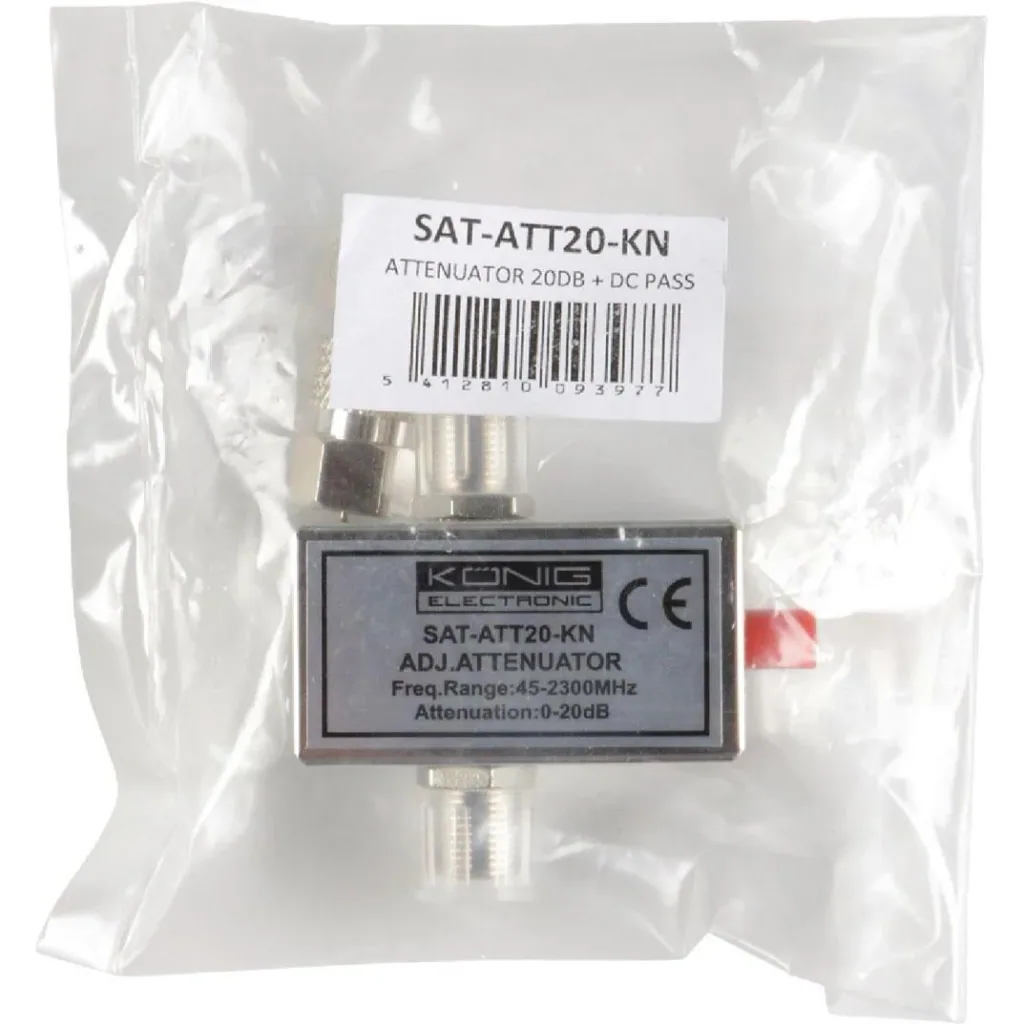 Satellite attenuator 20 dB