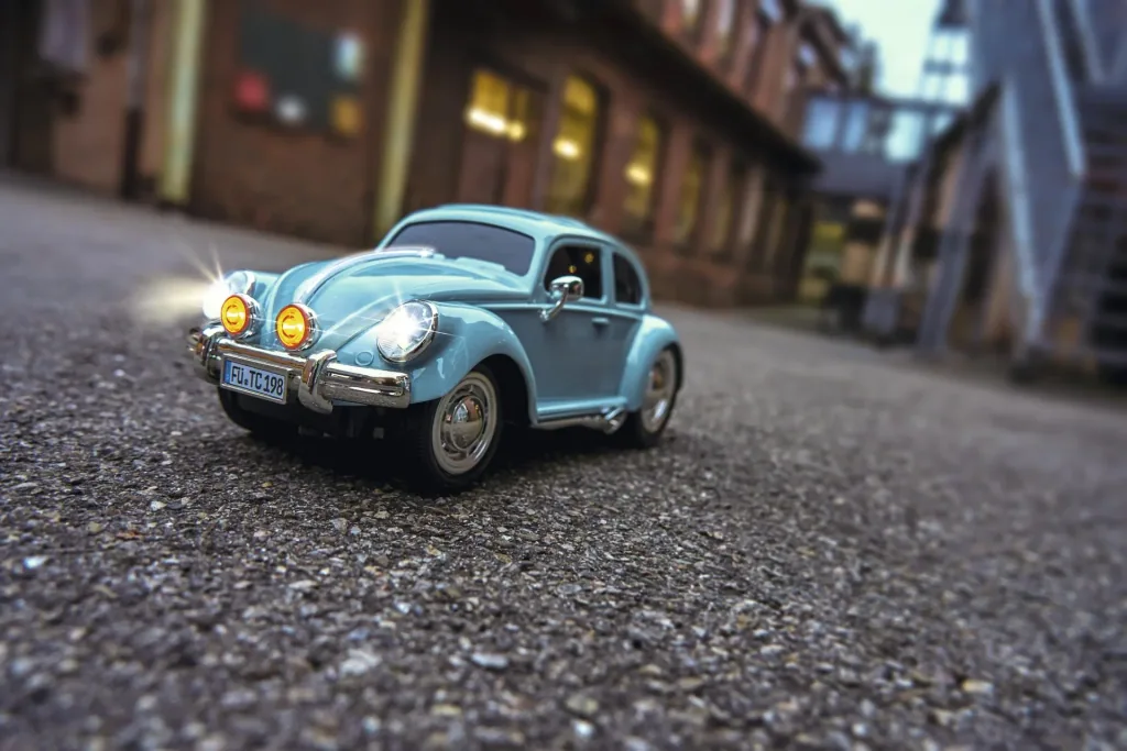 Vehicle VW Beetle 2.4 GHz 100% RTR dove blue 1:14