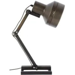 Table lamp Hardwork industrial wood black metal 60W E27