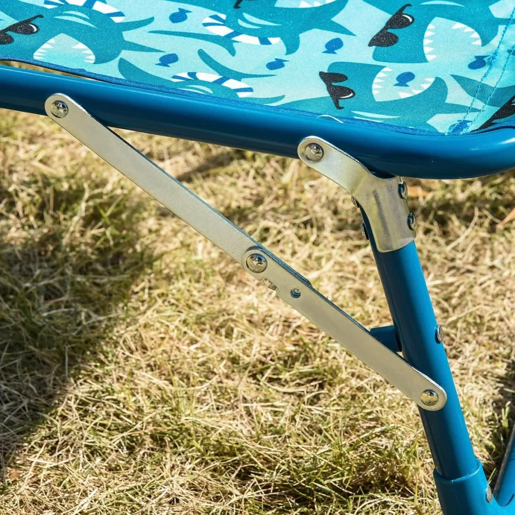 Children's folding garden lounger