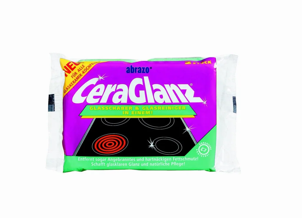 CeraGlanz glass ceramic/cooktop cleaner, 2-pack - 2 in 1