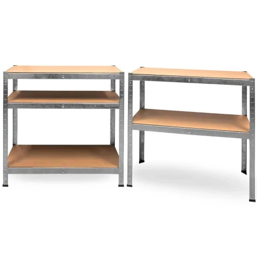 Shelf element 170x75x30cm galvanized