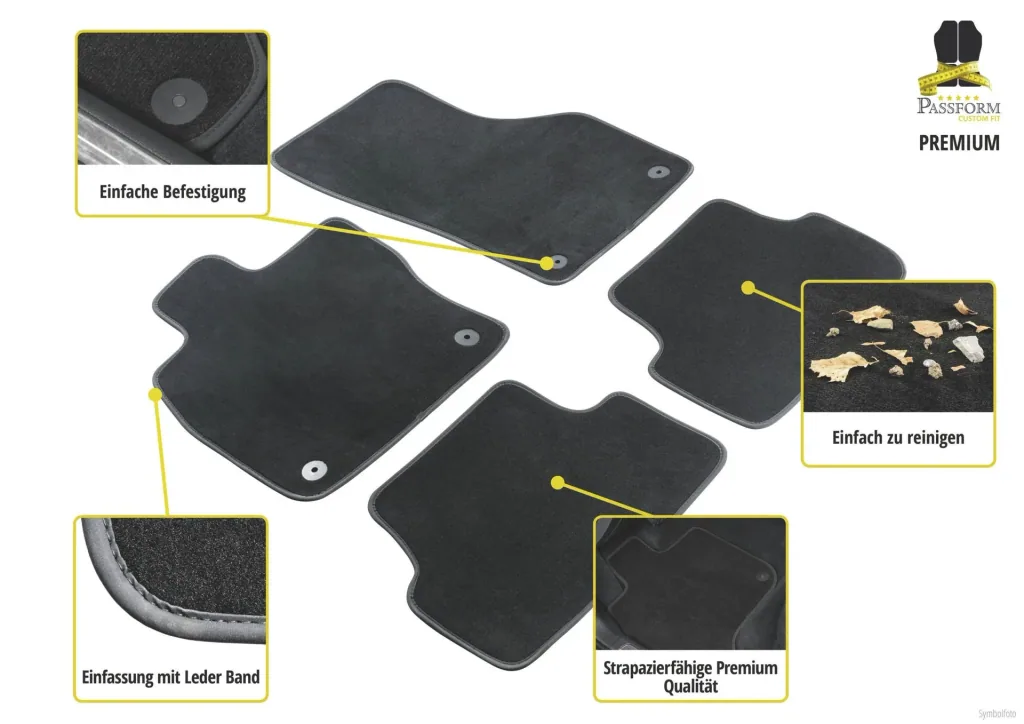 Fitted premium floor mats for Subaru Forester built 03/2013 - today