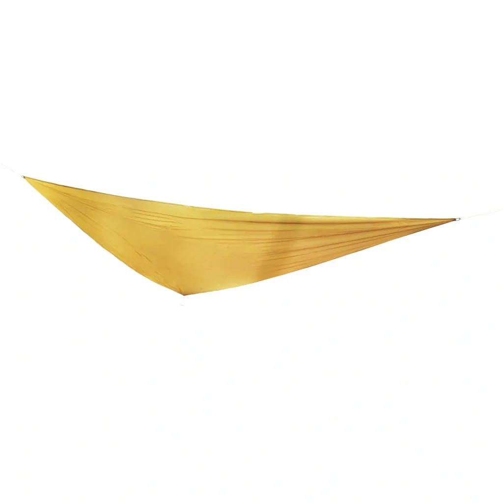 Sun sail, polyester, beige approx. 3 x 3 x 3 m