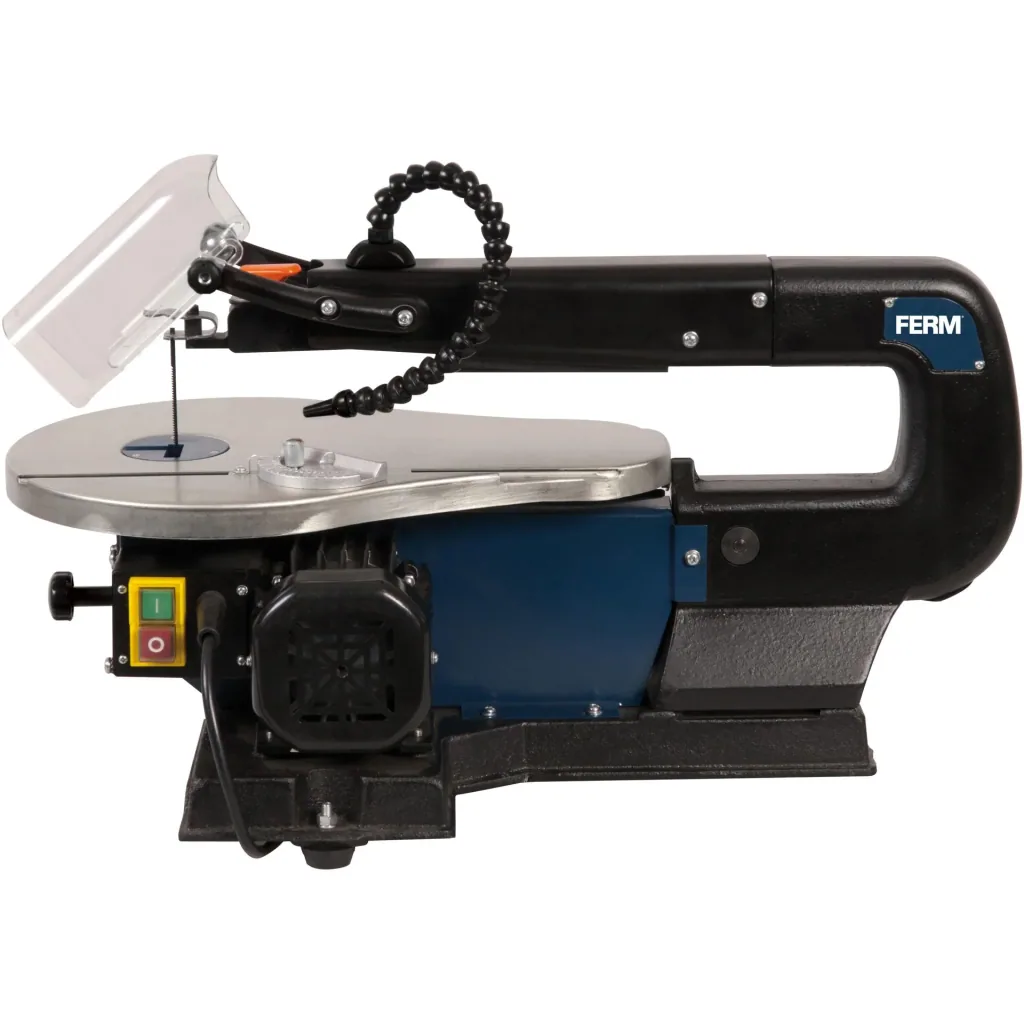 SSM1005 scroll saw 90W - Adjustable work table (0-45 degrees) - Parallel guide - Saw blade quick change function -