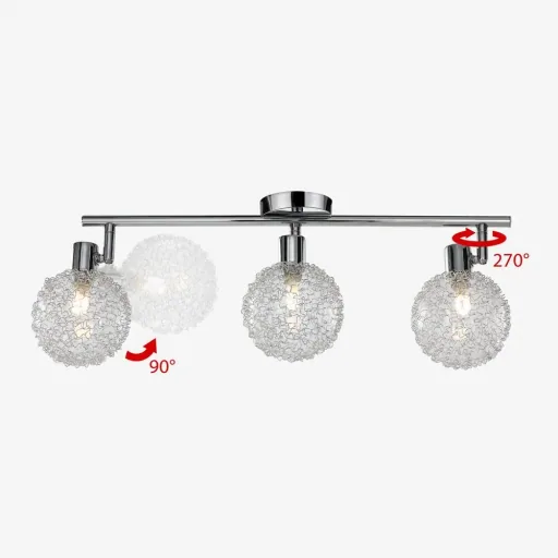 Cella ceiling light with 2 lights