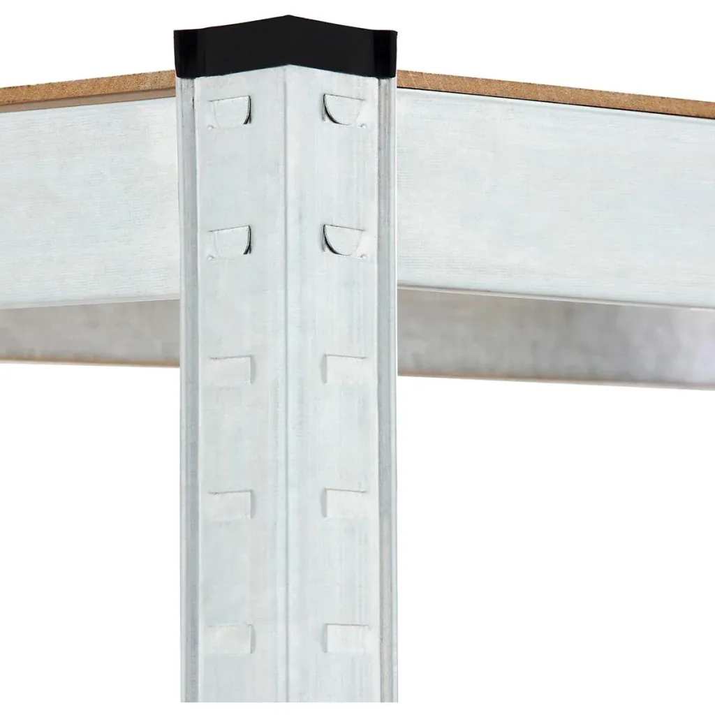 Storage rack/shelf unit - 170x75x30cm - Galvanized - Capacity up to 280kg