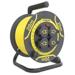 Neoprene cable reel - 20 m - 3G1.5 - 4 sockets