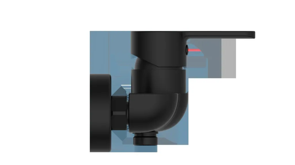 Shower fitting, Schwarz matt