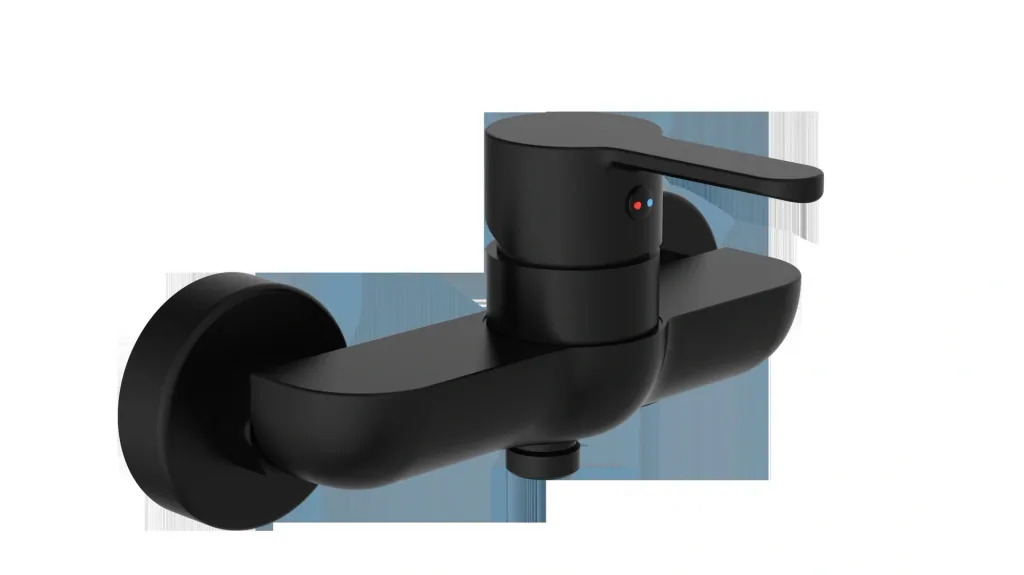 Shower fitting, Schwarz matt