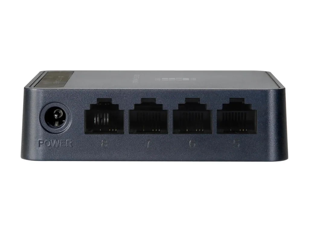 Switch 8x FE FEU-0812 Kunststoff