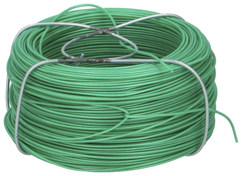 Binding wire for flowers and plants, green, 50 m