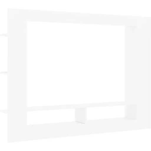 TV cabinet 152x22x113 cm chipboard white