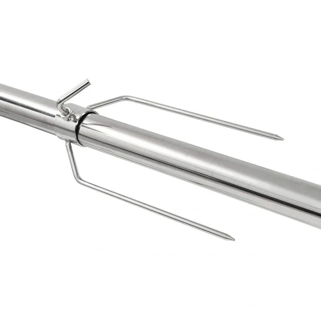 Automatic grill with motor 207x45x81 cm made of stainless steel