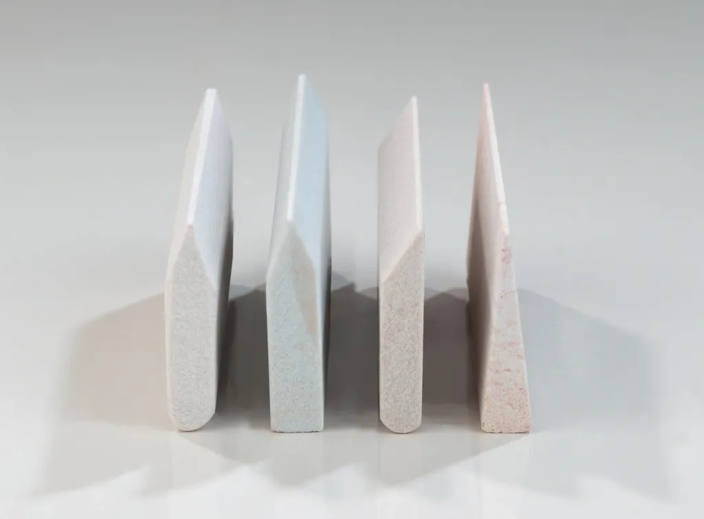 Sharpening stones for carving tools, 4 pieces