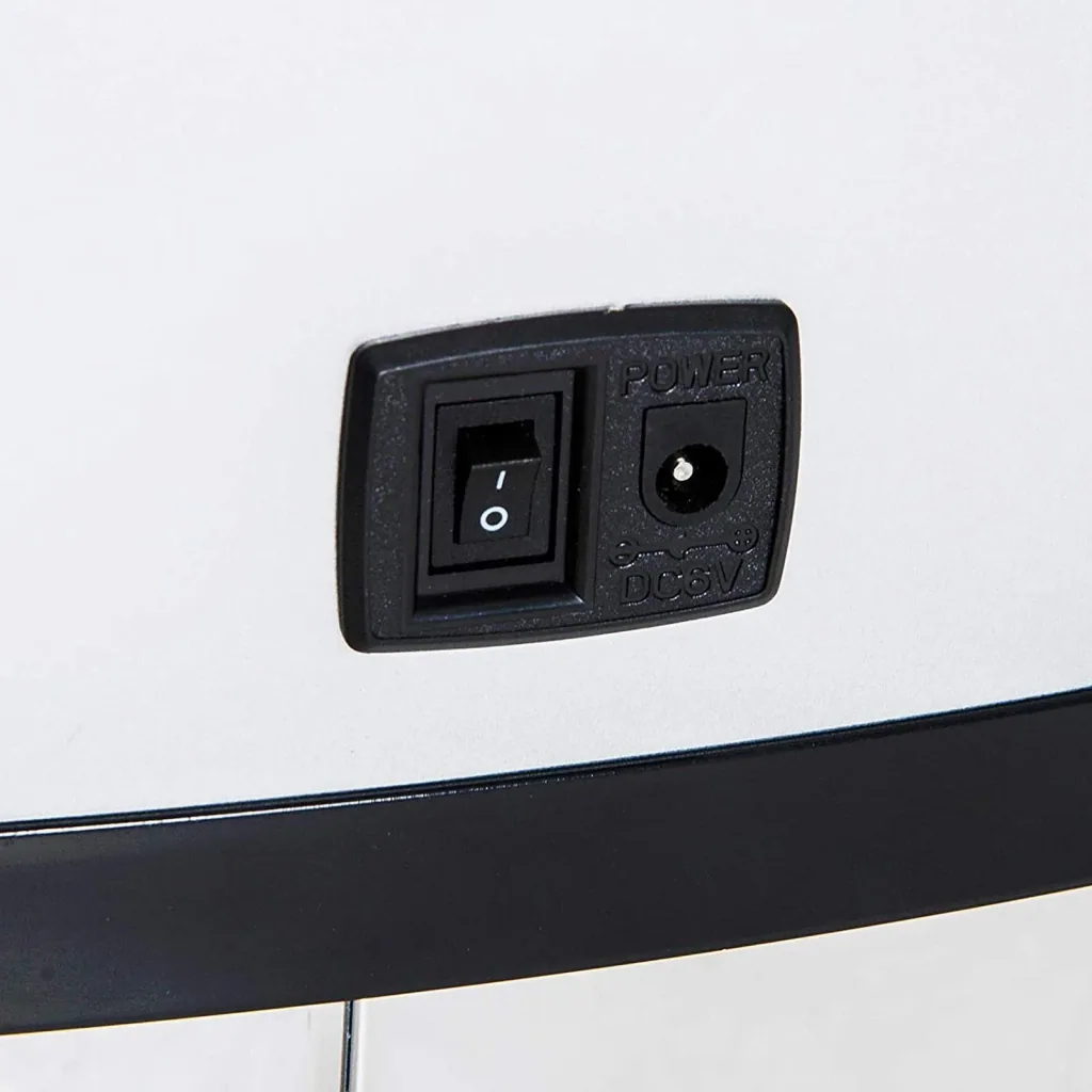 Automatic trash can with infrared sensor 58L silver
