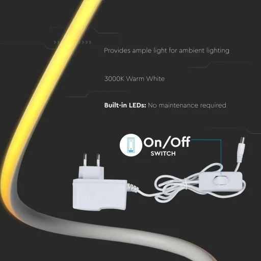 VT-7312 LED design table lamp - 17W - 1300 lumens - 3000K - white