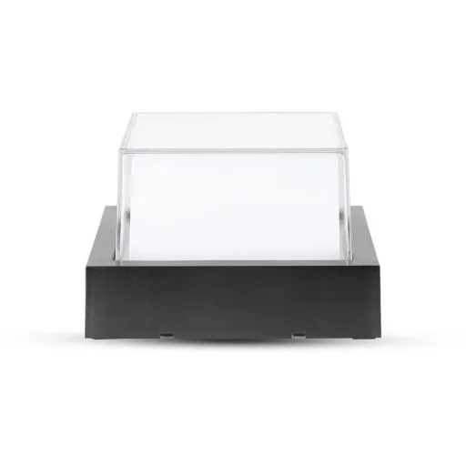 VT-831 LED wall light - 7W - 3000K - 400 lumens - Black - Square