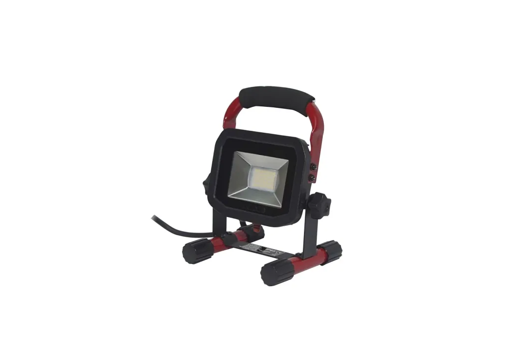 LED construction spotlight, 1800 lumens, 22 watts, 5000K, 2m cable