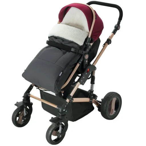 Baby footmuff anthracite 93x56cm g