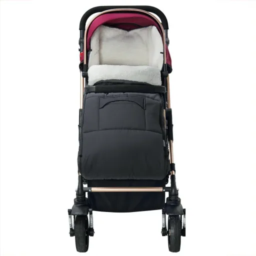 Baby footmuff anthracite 93x56cm g