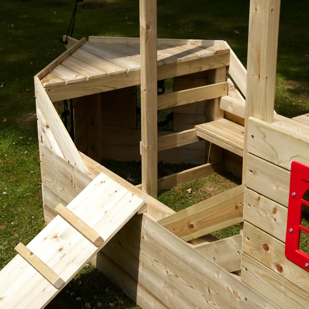 Wooden Pirate Ship Playground Galleon