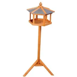 Birdhouse bird villa with stand and zinc roof 110x40x40 cm