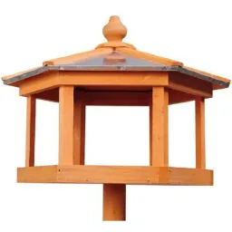 Birdhouse bird villa with stand and zinc roof 110x40x40 cm