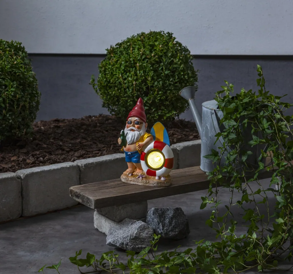 LED Solar Gartenzwerg Gnomy
